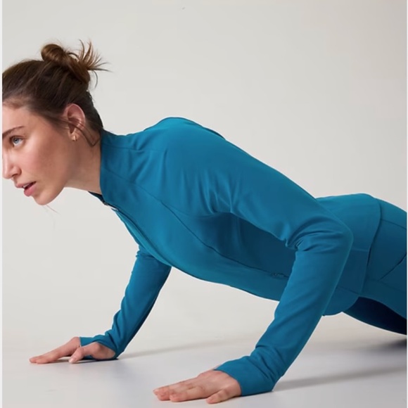 ATHLETA Salutation Jacket Blue - Picture 2 of 5